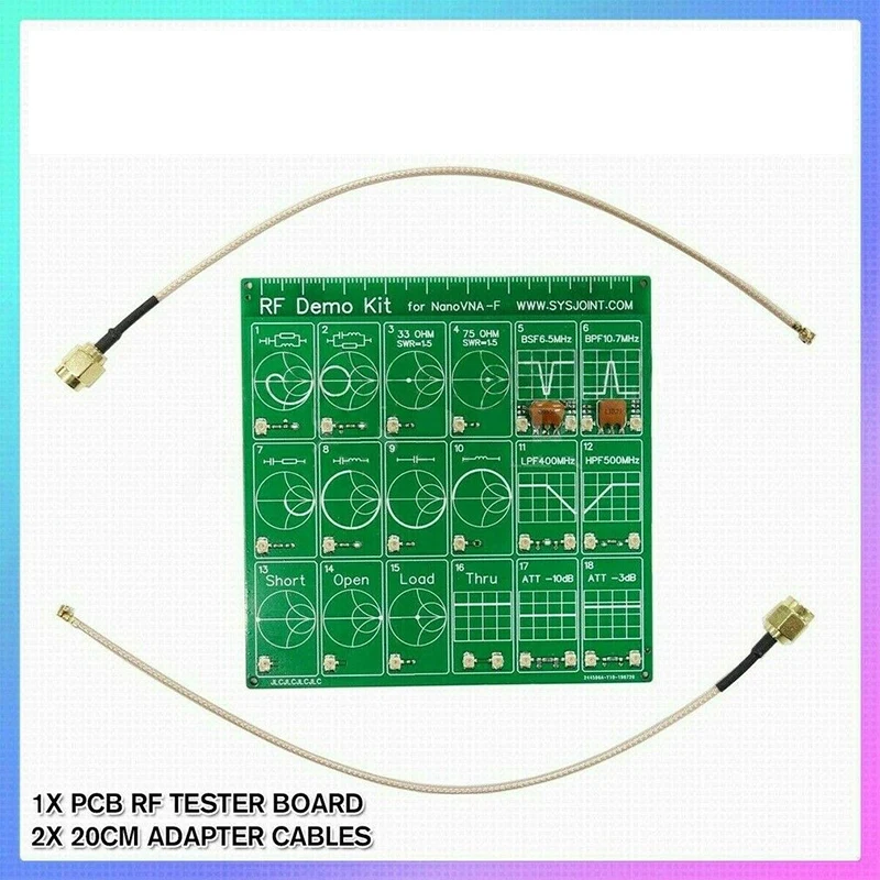 Zestaw demonstracyjny RF do testów wektorowych NanoVNA RF filtr/tłumik
