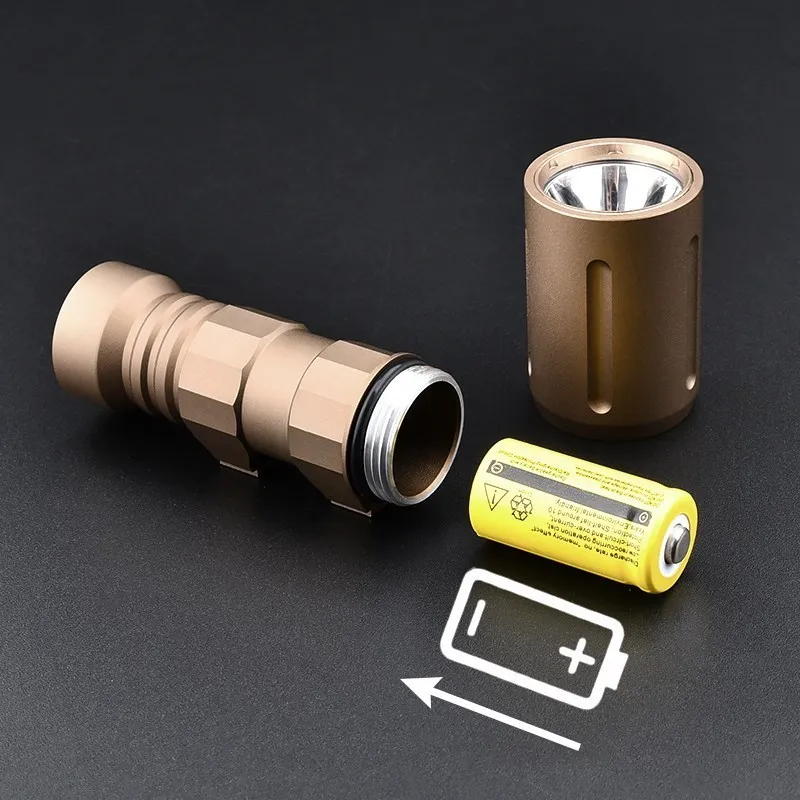 WADSN taktyczna latarka PLHV2 potężne światło zwiadowcze LED 1000/1300 lumenów akcesoria Airsoft PLH metalowa broń myśliwska światło