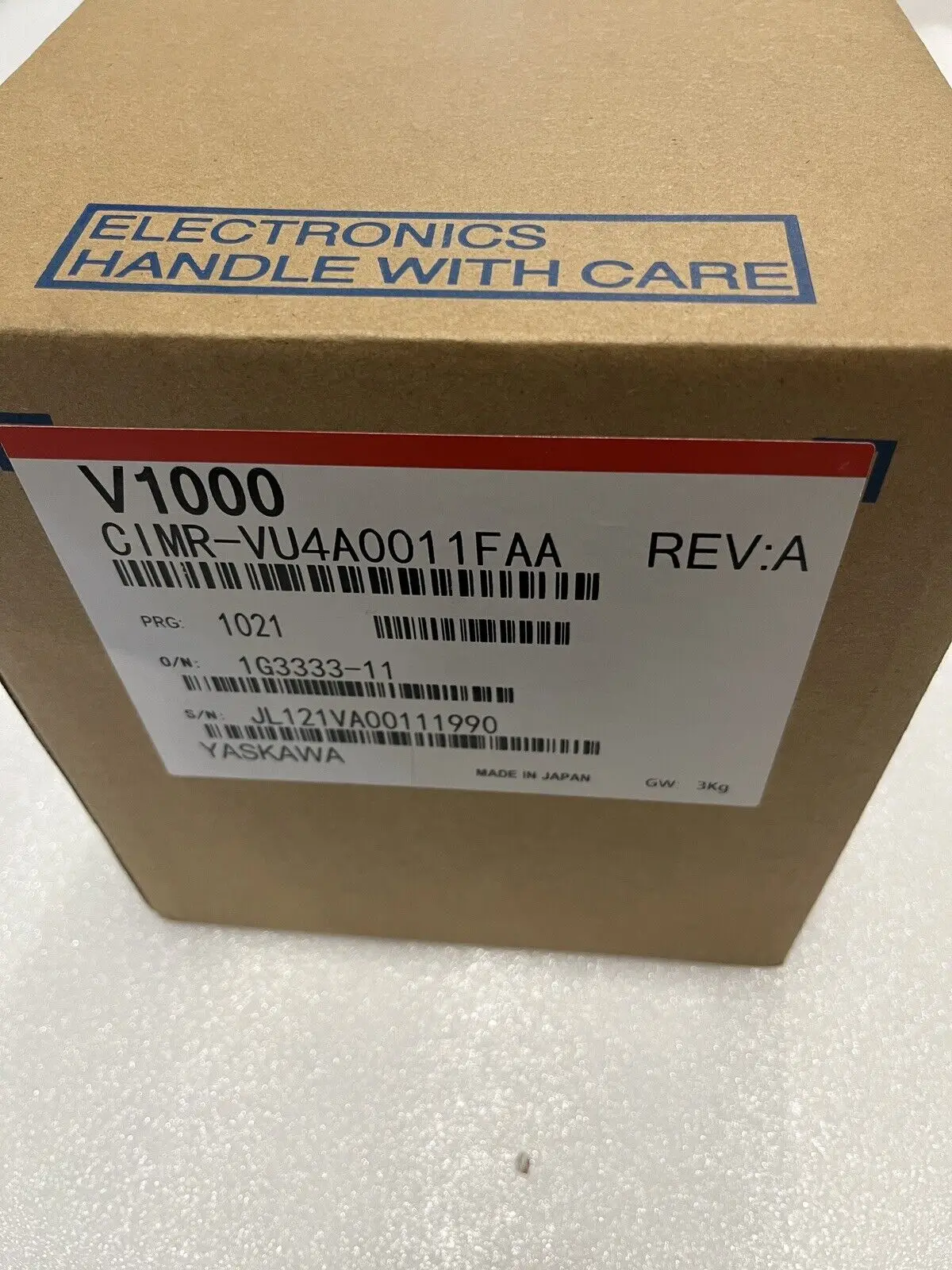 New Yaskawa CIMR-VU4A0011FAA Drive In Stock