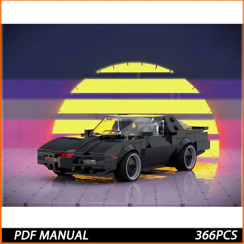 

MOC Pontiac Firebird Trans Am KITT City Model Building Blocks Assemble Creative Idea Christmas Gift Toys Birthday 366pcs