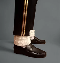 Role-player Michael Jackson Baggy Socks with Crystal Handmade 100% (PRO SERIES)