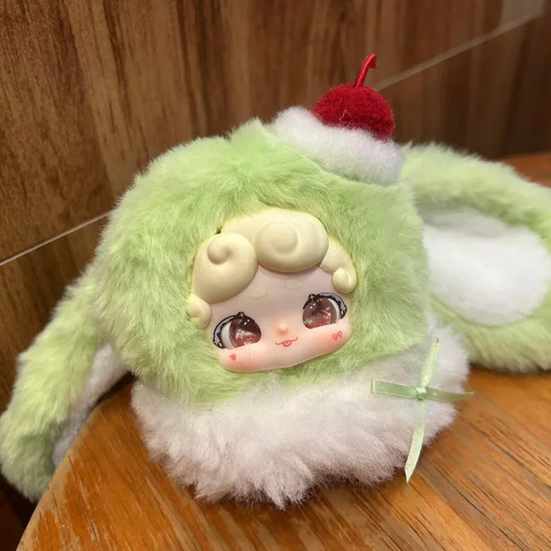 Lucky Deer Nai Goodnight Bunny Plüschtier Ice Series Blind Box Niedliche Puppenfigur Weihnachtsschmuck für Mädchen Trendiges Sammlerstück