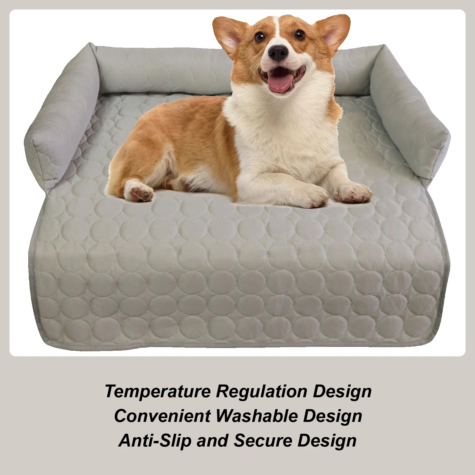 

Summer Solid Color Ice Silk Pet Cooling Pad Breathable and Cooling Mat for Cats & Dogs Chill Pet Bed for Hot Weather