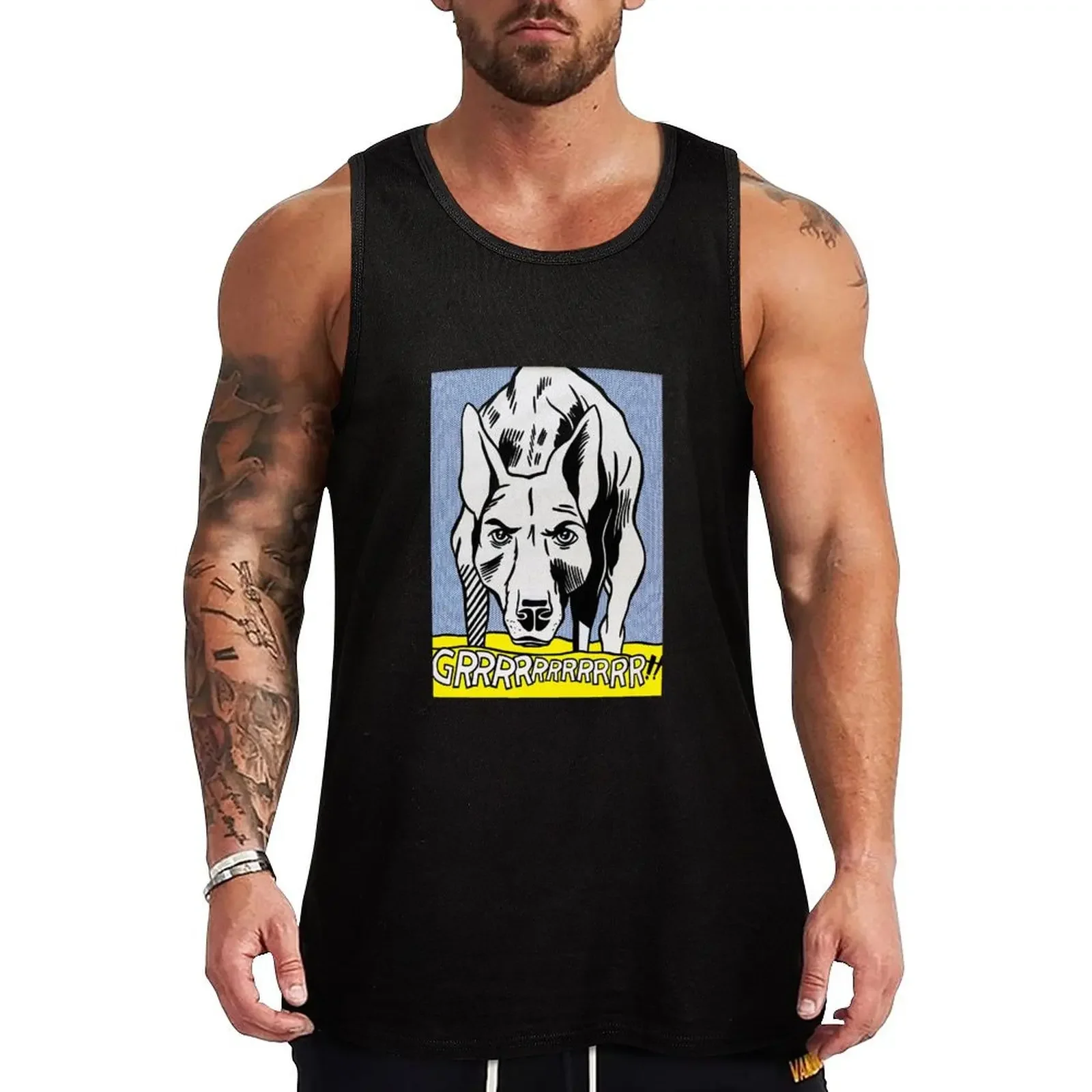 Musicians Passionate About Jazz Attend Concerts Roy Lichtenstein Cool Tank Top gym shirt men