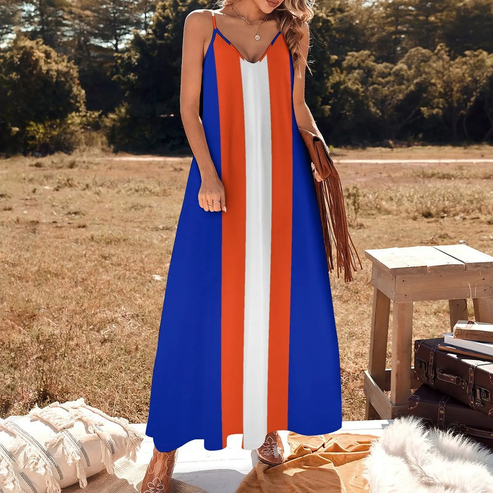 Florida Football Sleeveless Long Dress Women's summer long dress Long veiled dresses Dress