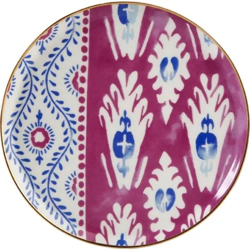 Porland Posh Pattern Flat Plate 28cm