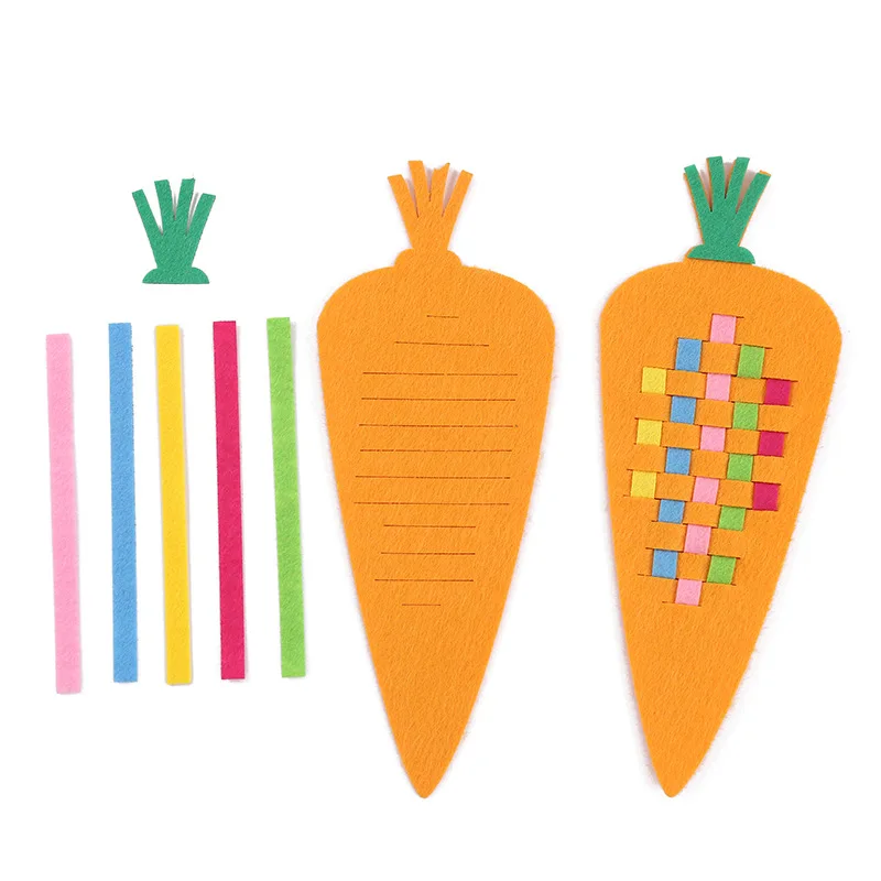 Diversão diy kits de material de tecelagem não tecido artesanato artesanal para crianças meninos meninas pré-escolar tiras tecidas montessori brinquedos educativos