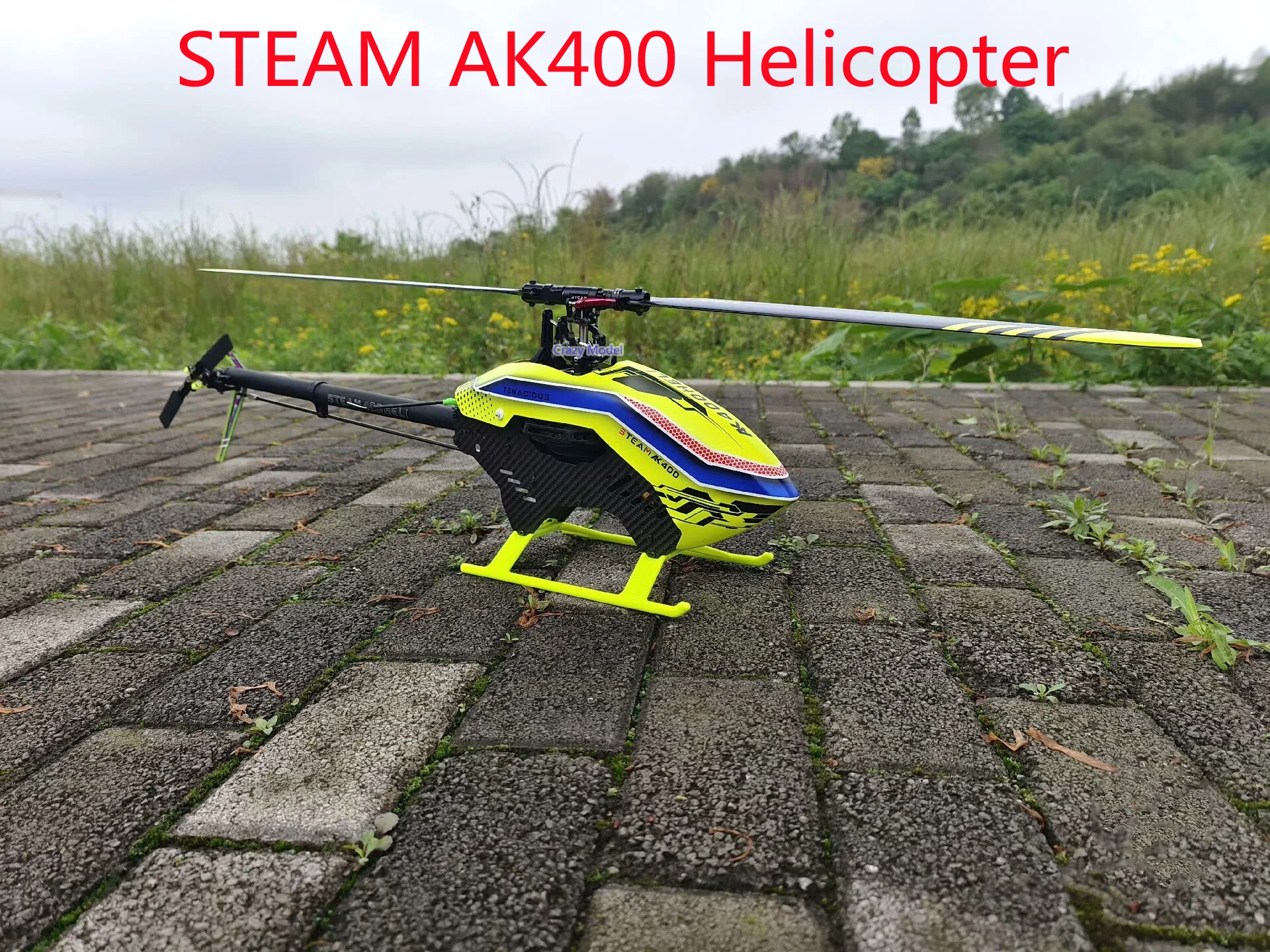 Steam AK400 Legend 6CH 3D Direct Drive Brushless Motor 380 Class Flybarless RC Helicopter Kit Version