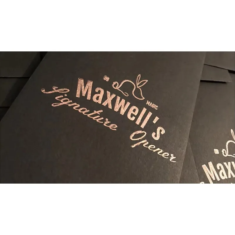 

Maxwell's Signature Opener (Gimmick+online Instructions) Card Magic Tricks Illusions Close Up Fun Stage Props Magician Toys