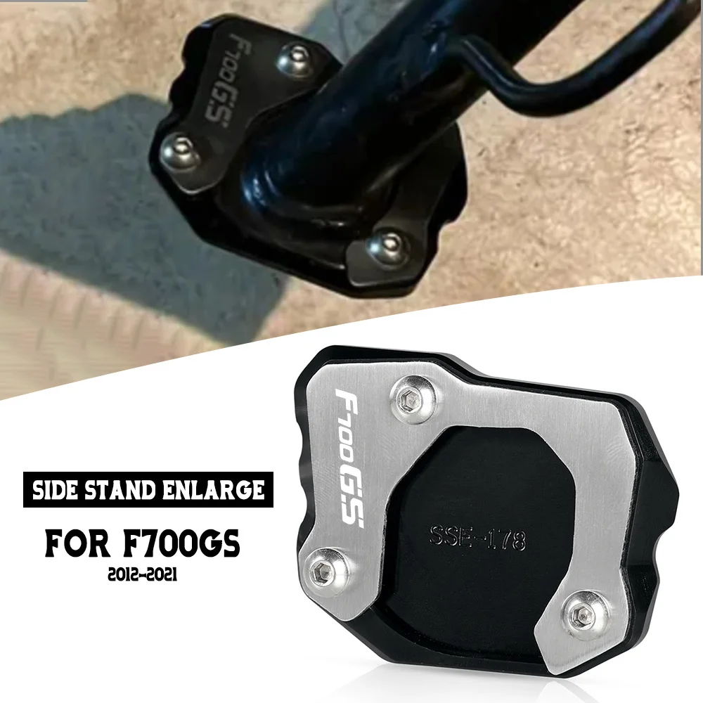 

For BMW F700GS 2012-2021 Parts Foot Side Stand Enlarger Plate Kickstand Enlarge Extension F 700GS F 700 GS 2013 2014 2015 2016