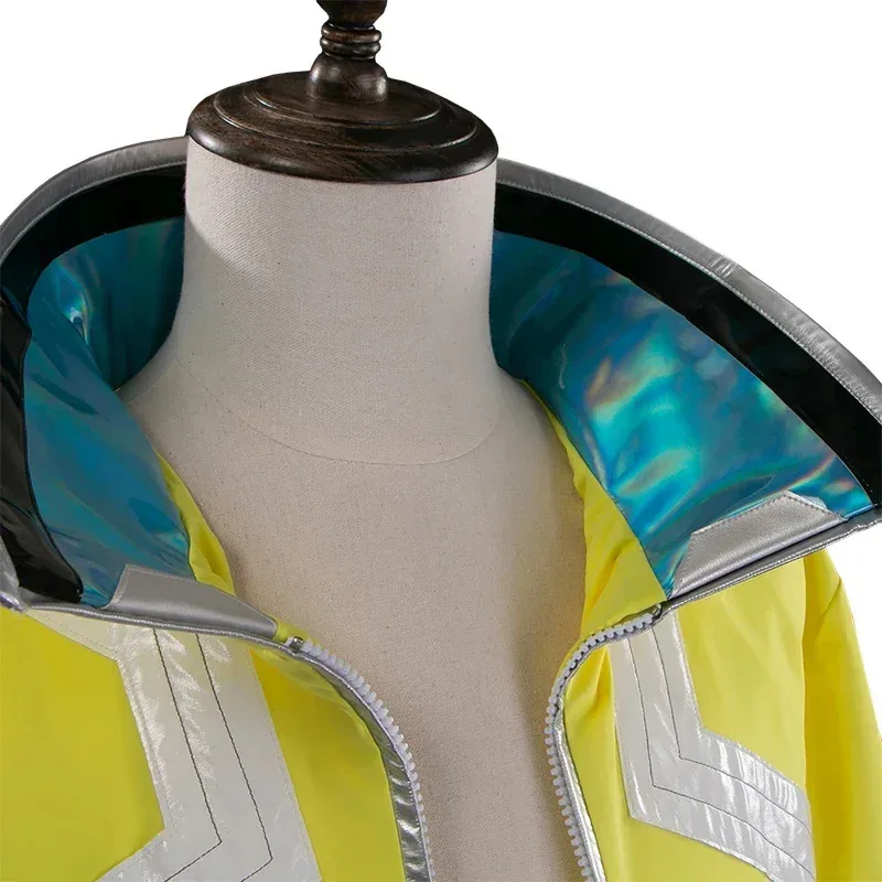 zz04zz12David Martinez أنيمي Cyberpunk تأثيري لوسي Dgerunners جودة عالية للجنسين الزي الرسمي هوديي سستة طوق سترة