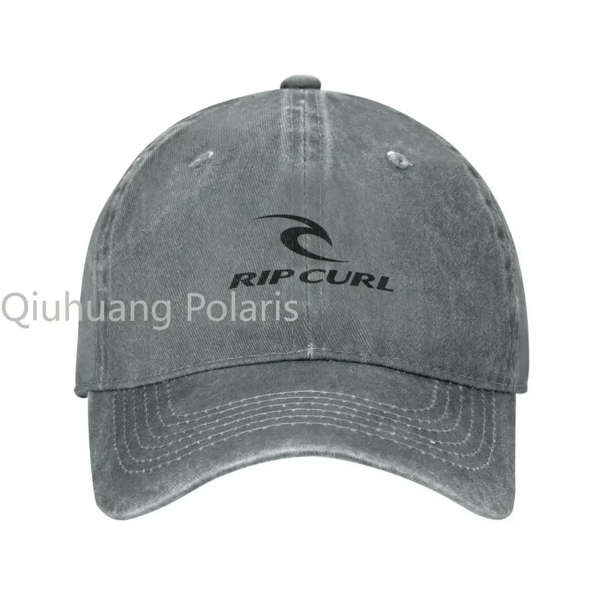 Rip Curl Logo Baseball Caps Fashion Washed Denim Hats Outdoor Adjustable Casquette Sports Baseball Cowboy Hat for Unisex