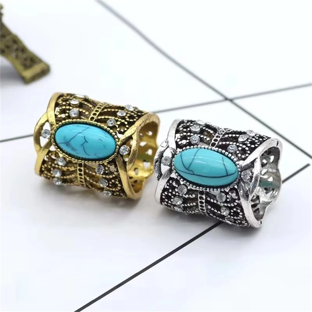 1Pc Vintage Scarf Buckle, Bohemian Style Fashion Personality Hollow Jewelry Accessories Party Birthday  Christmas Halloween Gift