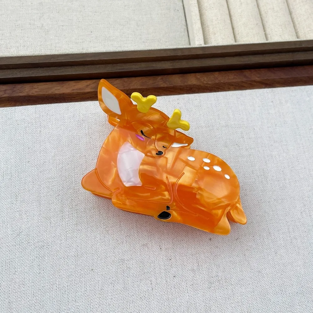 

Кролик Медведь Ацетатный коготь для волос Головной убор Креативный мультяшный зажим для волос с животными Аксессуары для волос для щенков Геометрический зажим в виде акулы Путешествия