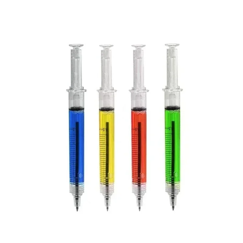 injection shape ballpen needle ball point pen doutor enfermeira escritorio papelaria escolar seringa escrever ferramenta 01