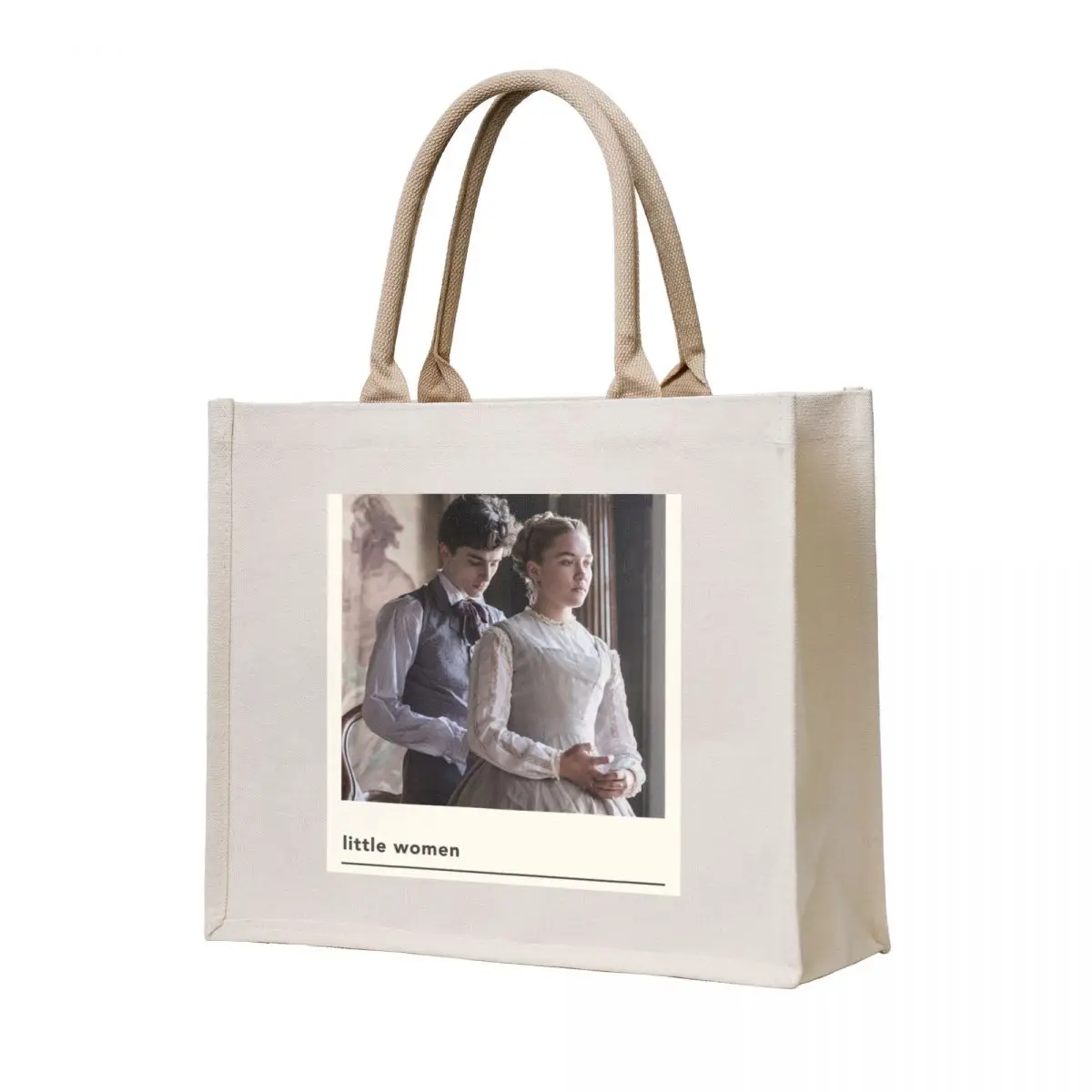

minimalist little women poster Tote Bag Large bags for women shopper bag woman bag for beach Women's beach bags
