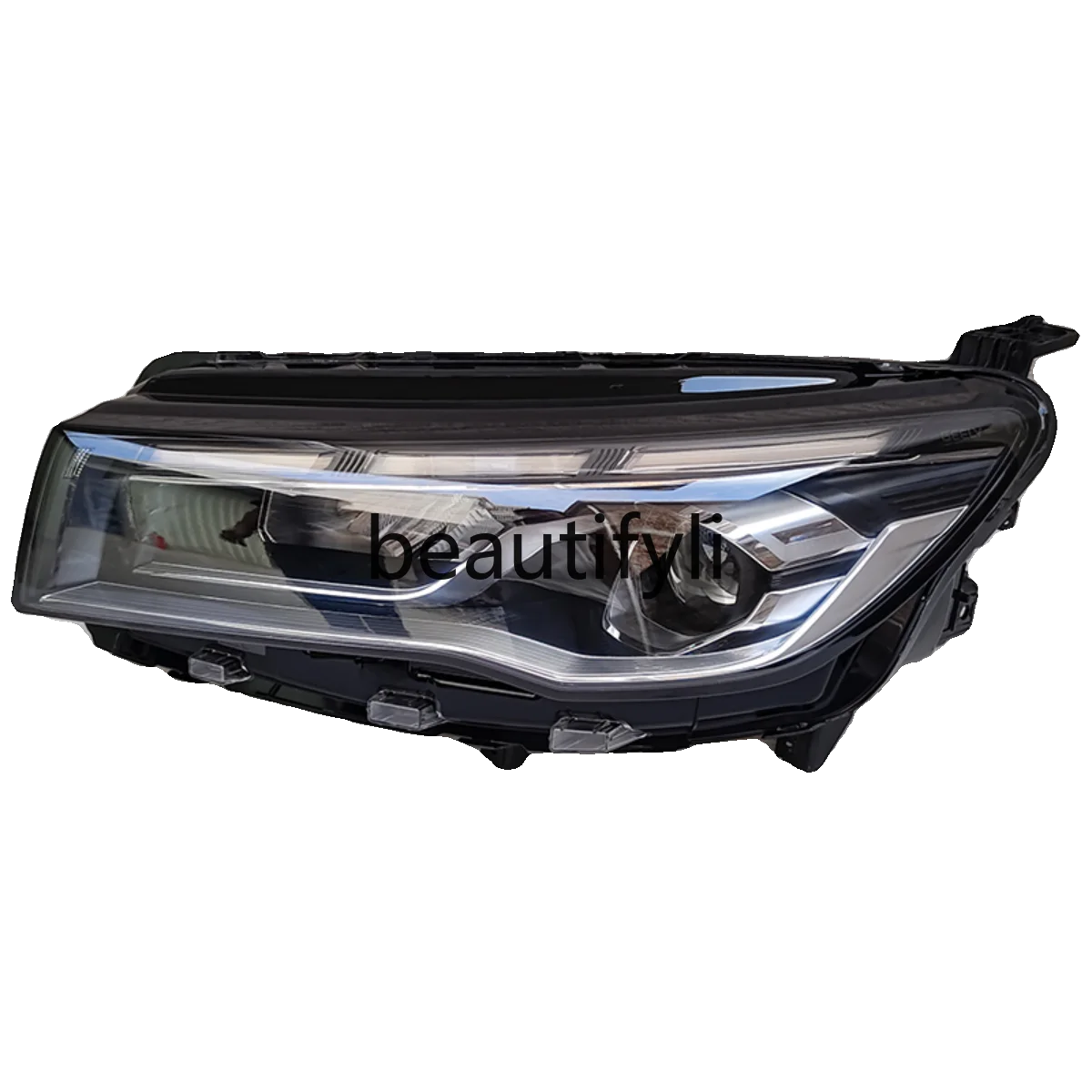 

Headlight assembly Original low-end upgraded LED high-end lens