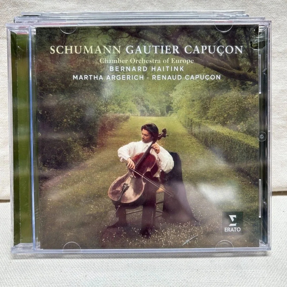 

Schumann Cello Works Album Gautier Capuçon Performer Haitink Classic Orchestral Instrumental Audiophile Collectible Music CD