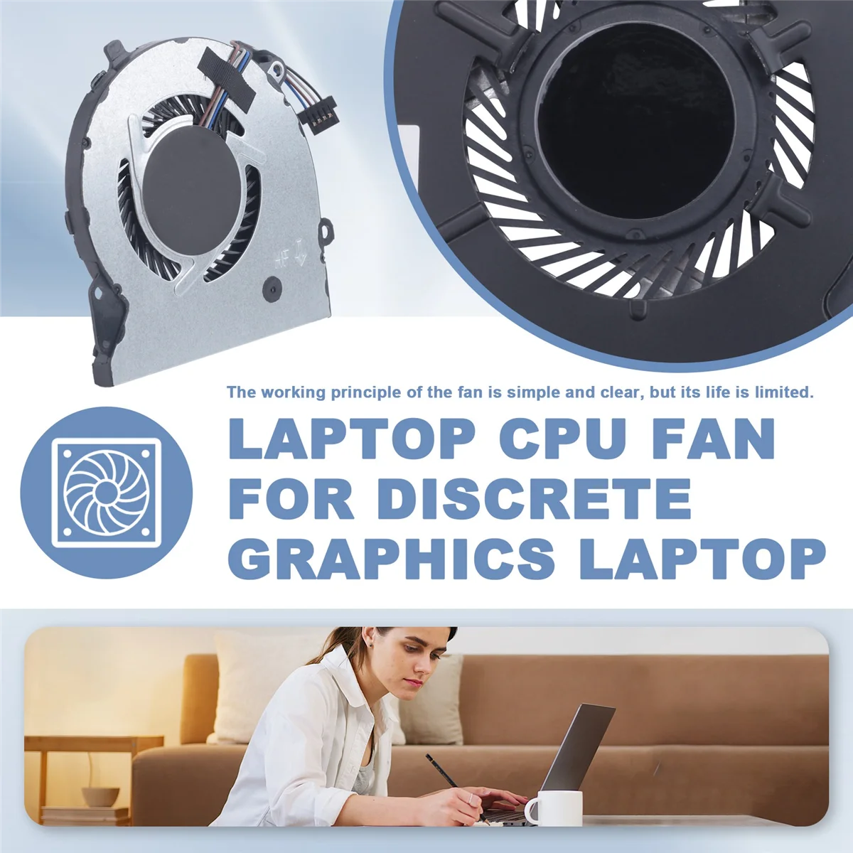 【ليفرايسون رابيد】مروحة الكمبيوتر