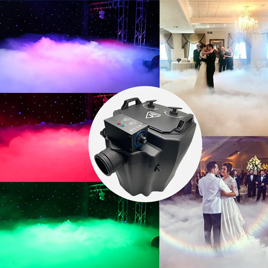 6000w Dry Ice Machine Low Lying Fog Machine Stage Effect Low Ground Fog machine Stage Special Equipmenet For Dj Party Wedding