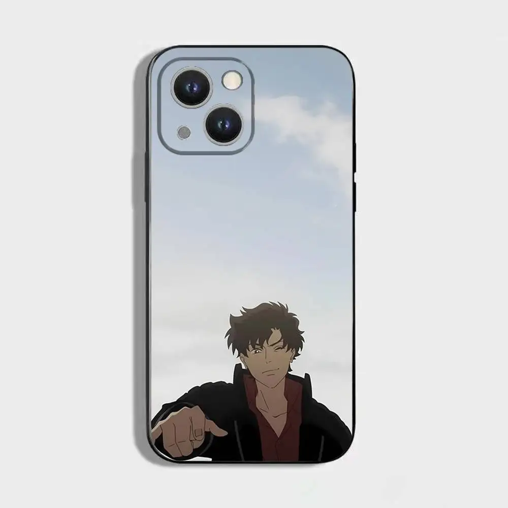 حافظة هاتف من Anime Review Lazarus لهاتف iPhone 16,15,14,13,12,11 Plus,Pro Max,XS,X,XR,SE,Mini,8,7,Soft غطاء أسود من السيليكون
