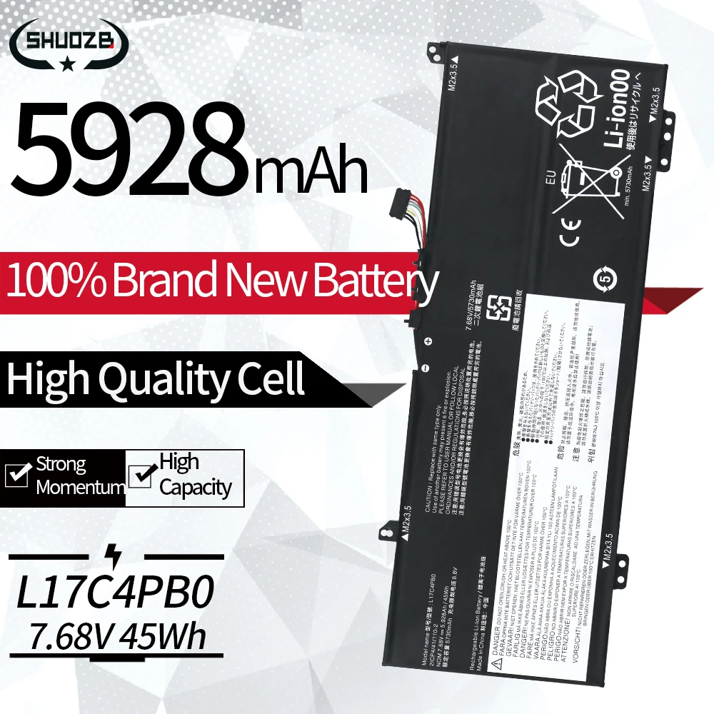 

New L17C4PB0 L17M4PB0 Battery For Lenovo xiaoxin Air 14ARR 14IKBR 15ARR 15IKBR Ideapad 530s-14IKB 530s-15IKB YOGA 530-14IKB