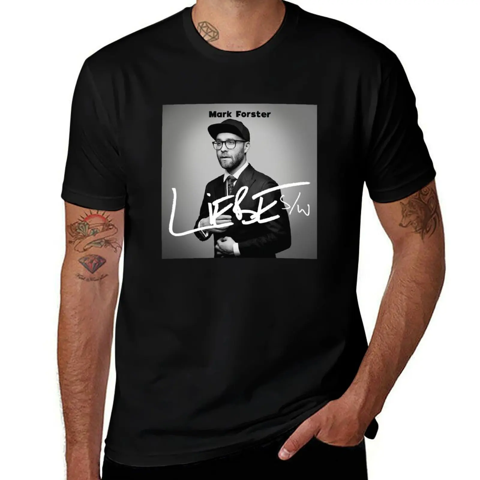 Mark Forster - Liebe Album T-Shirt Anti-Perspiration Workout Top T-Shirt
