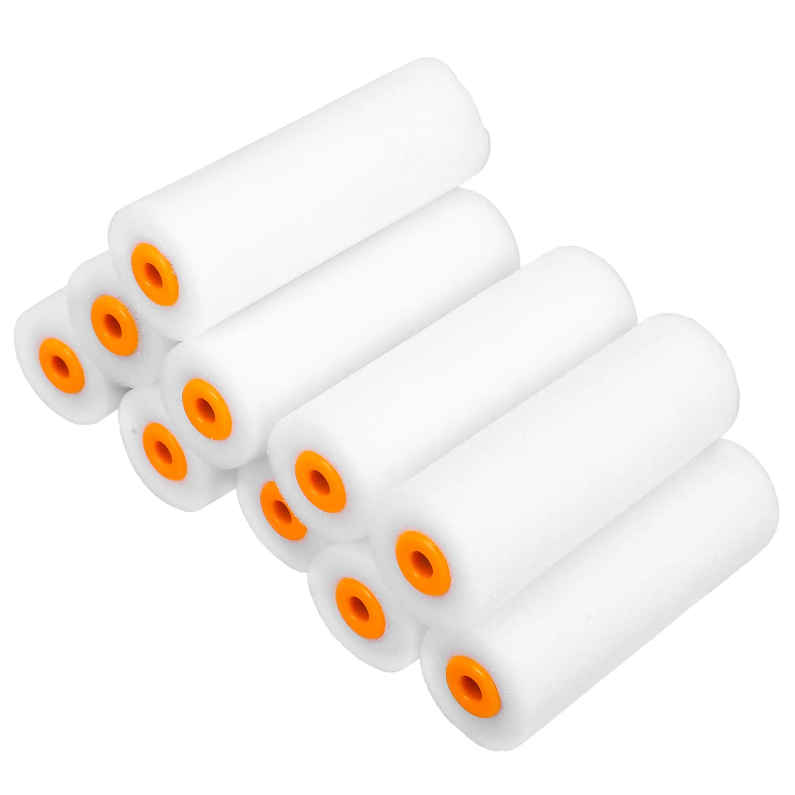 10Pcs Small Paint Roller Sleeves Sponge Covers for Roller Frame Easy Install Wall Painting Supplies Efficient House Painting
