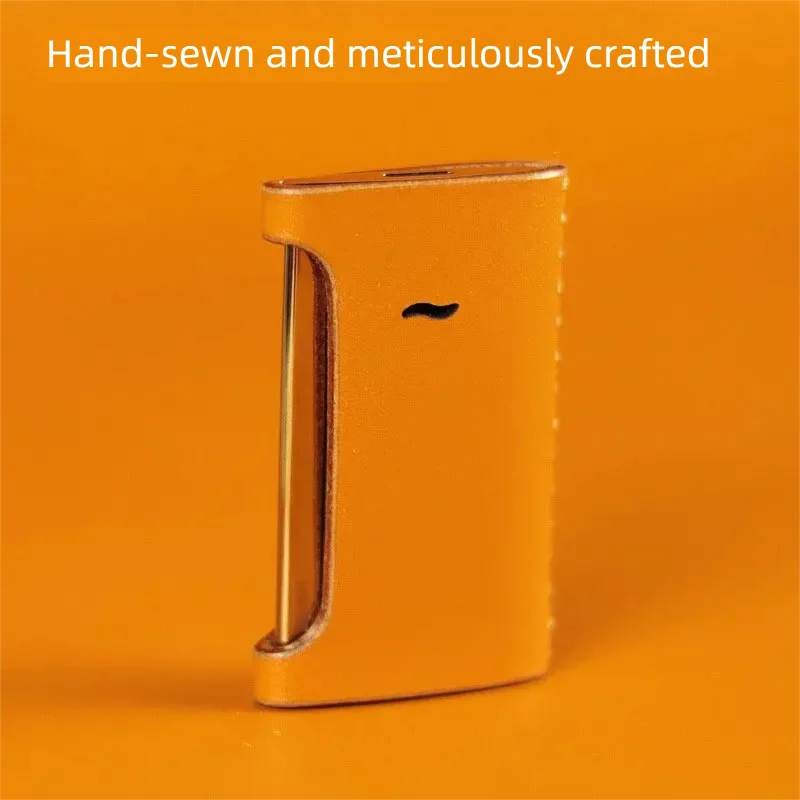 Genuine Leather Case for Slim7 Lighter, Handmade Protective Cover Anti-Fall & Anti-Scratch, Premium Cowhide Gift Pouch