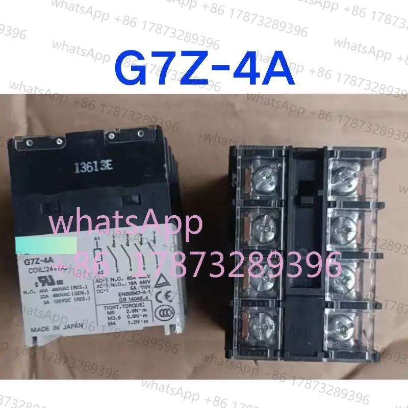 

Б/у реле G7Z-4A DC24V протестировано в порядке и его функцию неповрежденной.