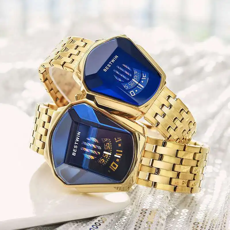 Fashion Men's LED Electronic Watch Waterproof Durable Male Wristwatch Stylish Timepiece For Daily Wear Outdoor Activities Sports