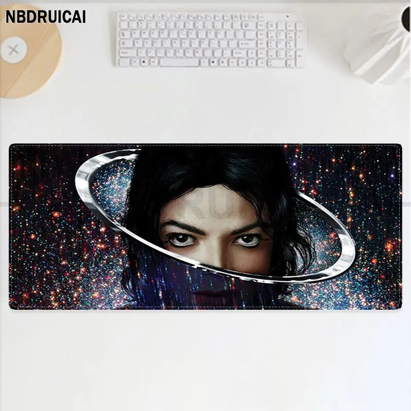 NBDRUICAI Michael Jackson śmieszne gumowe komputer stancjonarny podkładka pod mysz gamingową rozmiar dla klawiatury mata prezent dla chłopaka