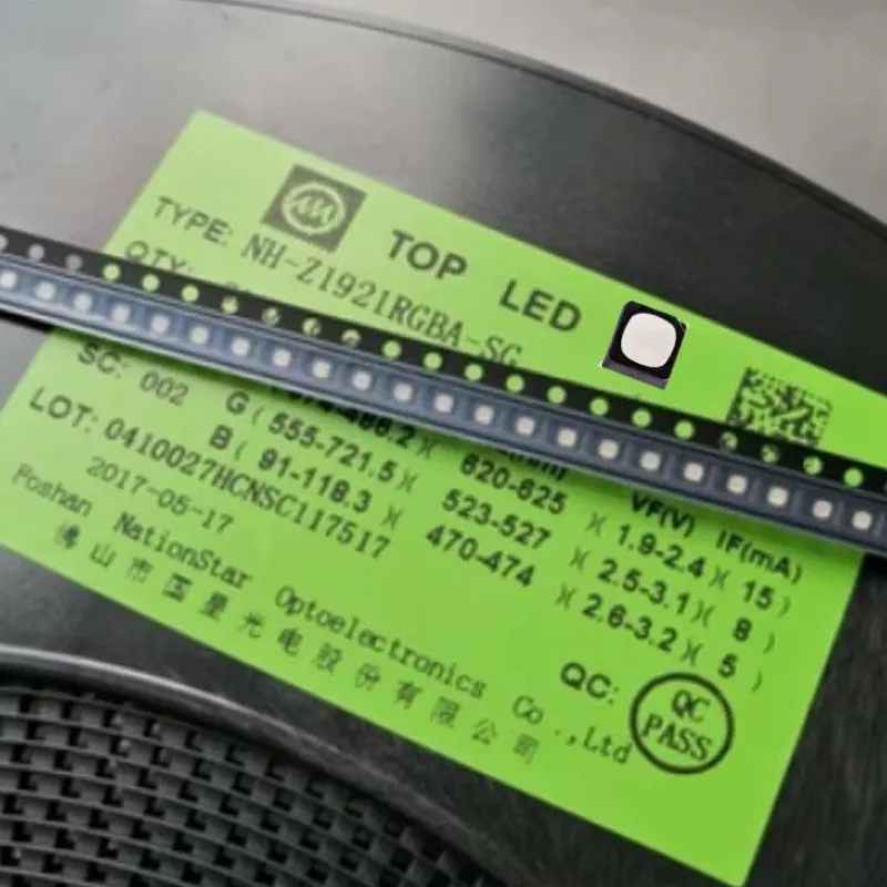 100pcs NH-Z1921RGBA-SG LED lamp beads red green blue full color lamp bead for outdoor display