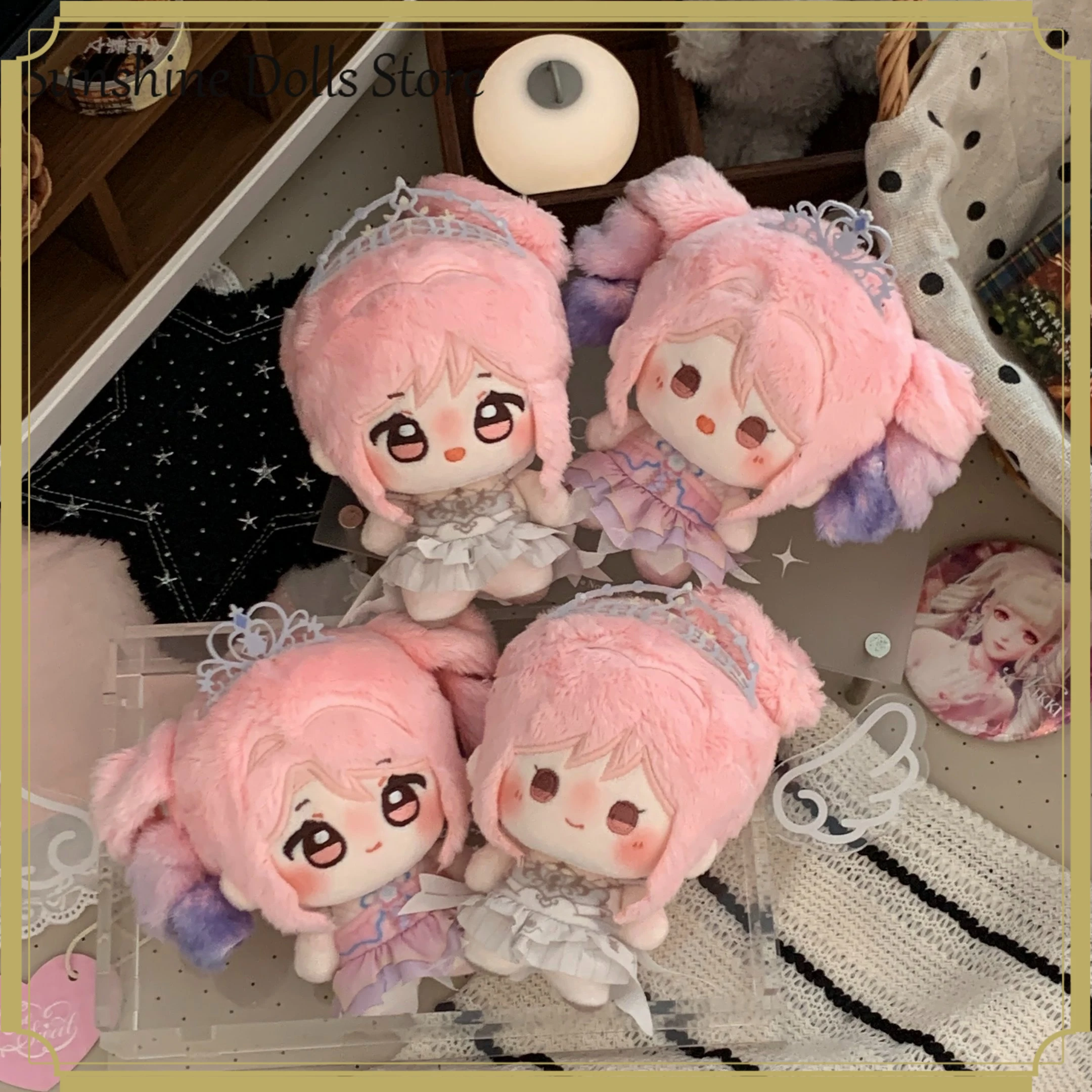 

10cm Game Infinity Nikki Birthday Plush Nunu Body Cotton Doll Hanging Pendant Toys Cosplay Adorable Figure Model Plushie Gift