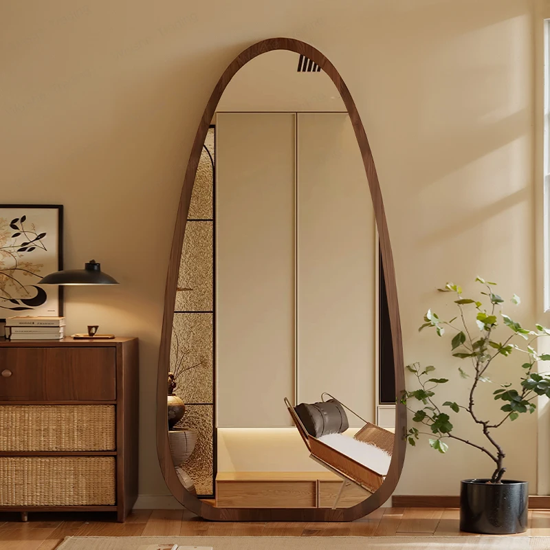 

Full-body special-shaped wall-mounted floor-to-ceiling mirror, bedroom full-length mirror, clothing store fitting mirror