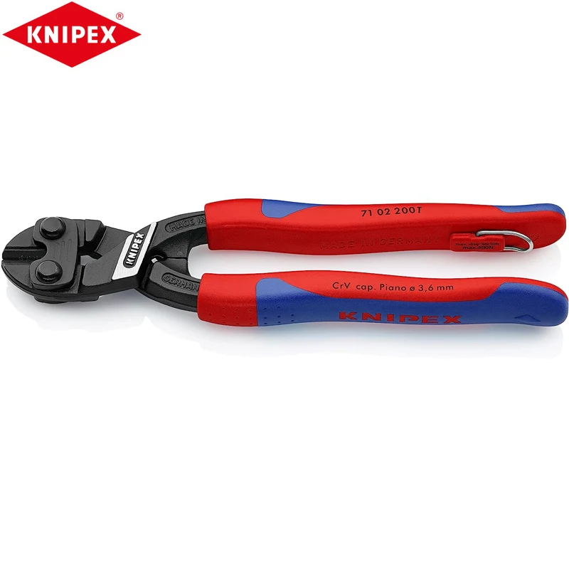 

KNIPEX 71 02 200 T Compact Short Wire Pliers Effortless And Comfortable Operation Wide Application Range Convenient And Fast