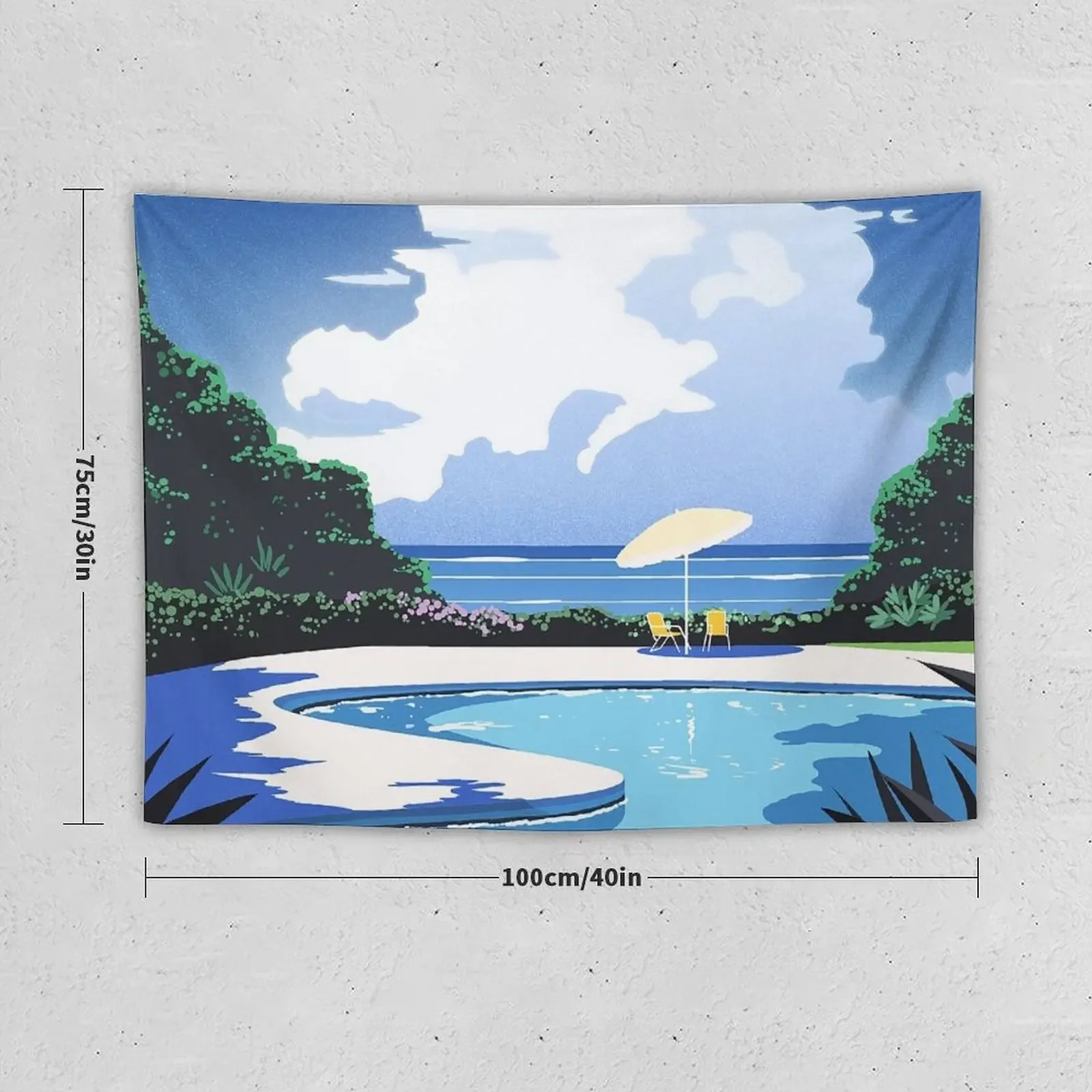 Hiroshi Nagai Tapestry Luxury Living Room Decoration Bedrooms Decorations Decorative Wall Tapestry