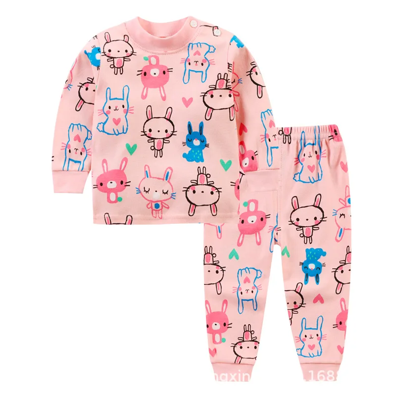 Clearance 4-5Y Kids Pajamas Girl Boy Clothes Baby Babi Pajama Sets Clothing Toddler Pjms Children's Fall Nightclothes Pyjamas