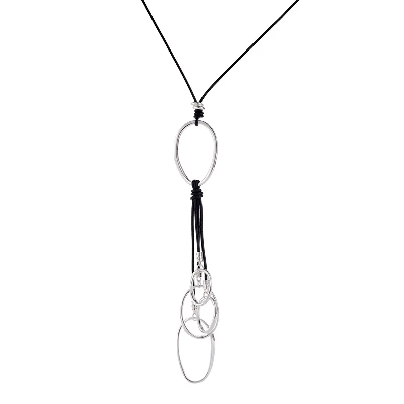 

Kaseakia Sweater Chain Women's Fashion Exaggerated Ins Statement Long Necklace Jewelry Accessories