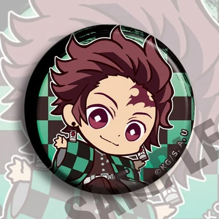Juego Demon Slayer Kamado Nezuko Cosplay insignia de dibujos animados lindo broche Ambitus Anime
