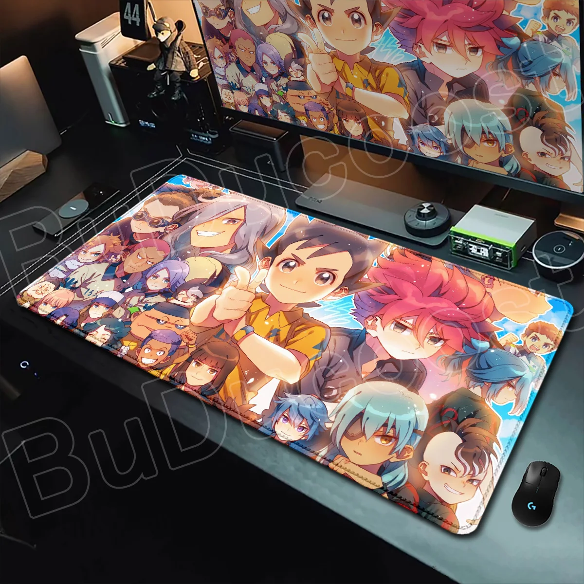 

Anime Inazuma Eleven Non-slip Gamer Keyboard Mat Office Rubber Accessories Desk Protect Mouse Pad XXL New Table Carpet 900x400mm