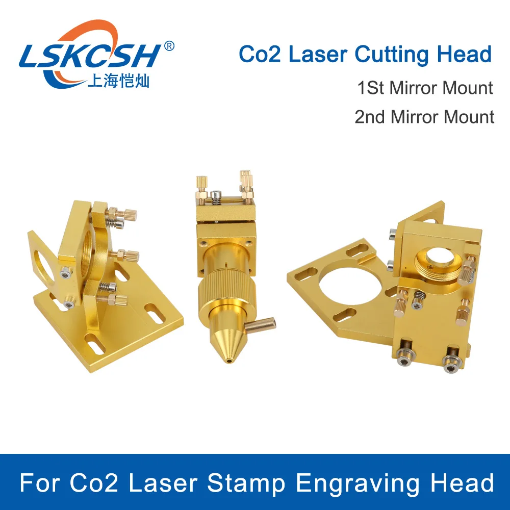 LSKCSH High Quality K Series: CO2 Laser Head Set for 2030 4060 K40 Laser Engraving Cutting Machine