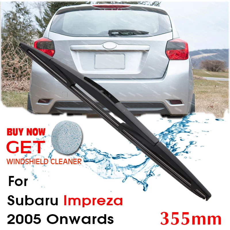 

Щетка стеклоочистителя заднего стекла для Subaru Impreza Hatchback 355 мм, с 2005 года, автоаксессуары