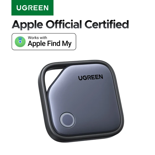 UGREEN Rastreador Bluetooth inteligente, buscador de llaves Localizador de artículos SmartTag Buscador de teléfono con batería de hasta 2 años para Apple Find My (solo IOS)