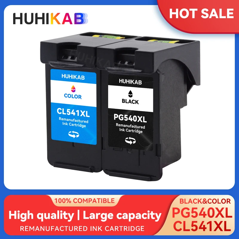 HUHIKAB PG540 CL541 PG-540 CL-541 do Canon 540XL 541XL wkład atramentowy PG 540 do Pixma MG4250 MG3250 MG3255 MG3550 MG4100 MG4150