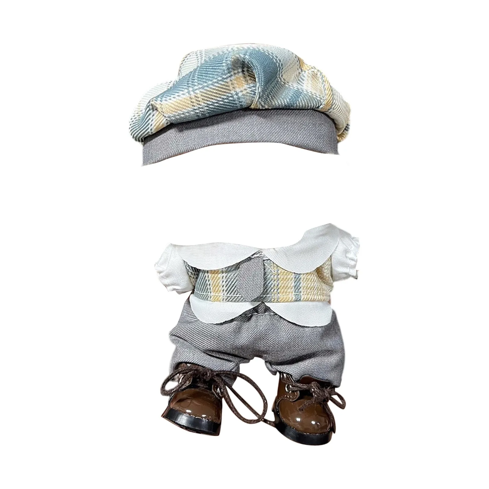 Cute Mini Plush Doll'S Clothes Outfit Only Clothing Accessories For 17cm Labubu Dolls Sweater Hoodie Clothing Diy Kids Gifts