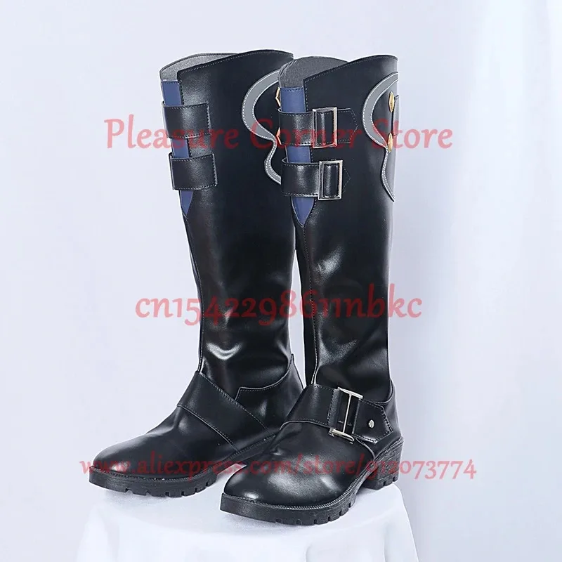 

NewIN STOCK Game Honkai Star Rail Jiaoqiu Cosplay Shoes Jiao Qiu Cosplay Costume Accessory Prop Jiaoqiu Cosplay Pu Leather Shoes