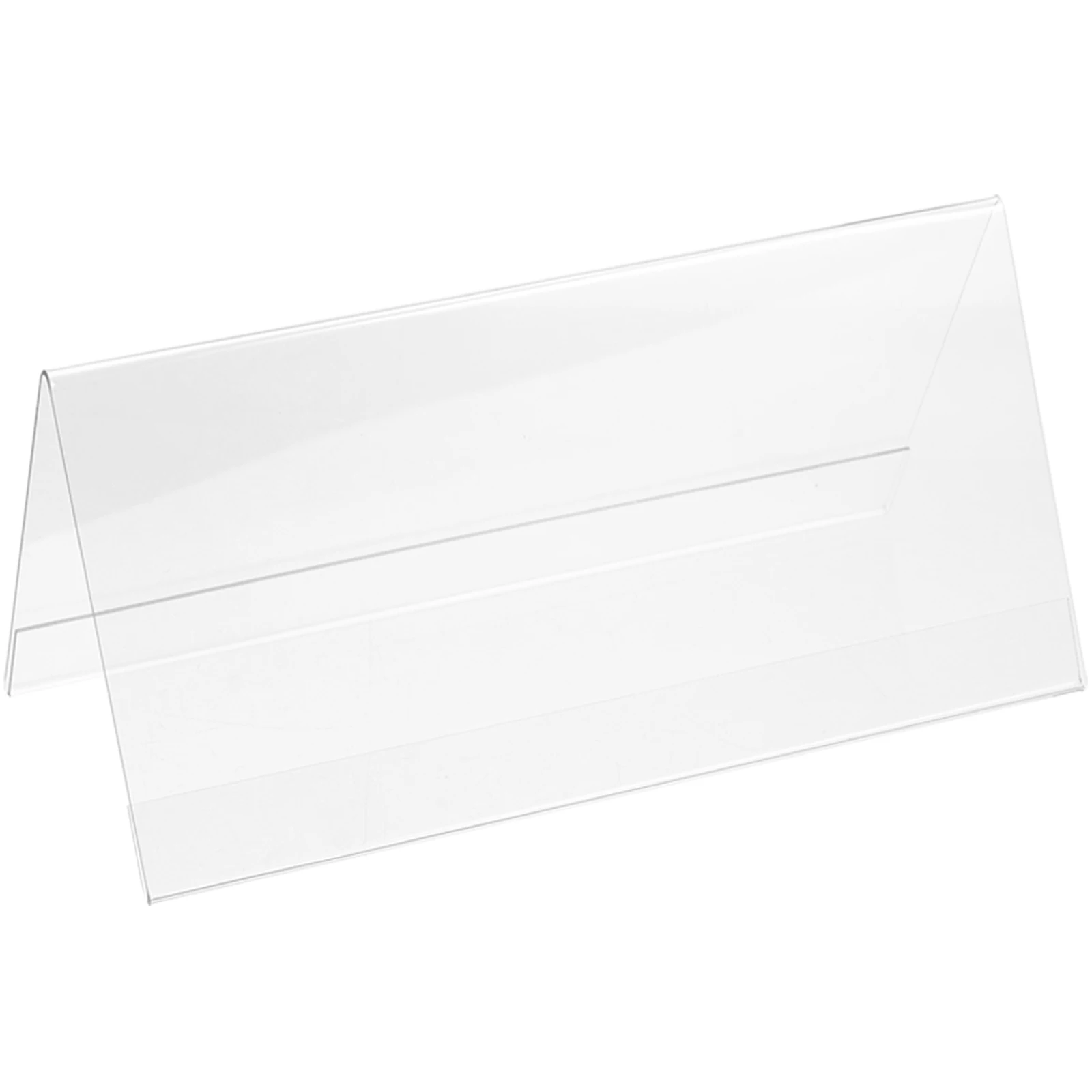 

Sturdy Acrylic Table Sign Reception Number Holder Wedding Banquet Decor Display Stand Office Name Card Seating Event