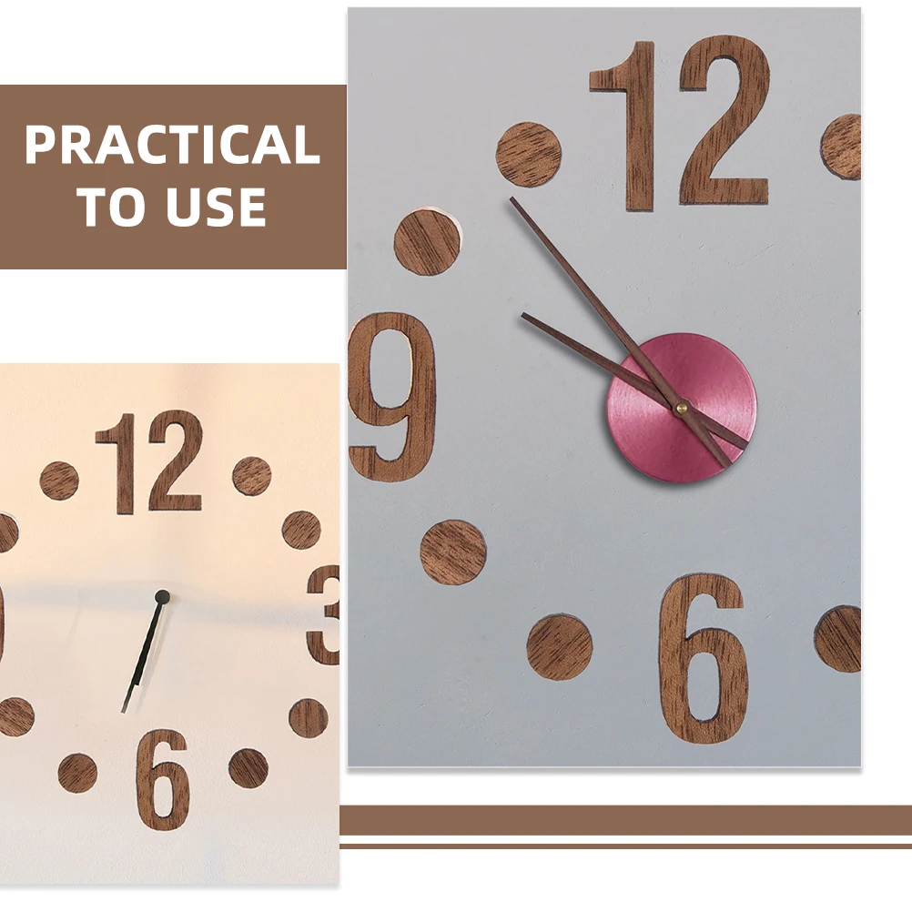 

Hanging DIY Numerals Watch Movement Hand Accessories Wooden Replacement 12 Inch Digital Round Dot Clock Numbers Kit