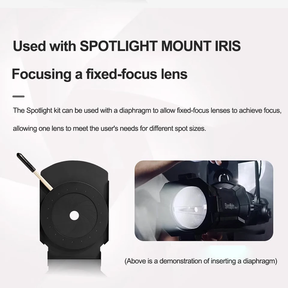 Aputure 18-Leaf Iris for Spotlight Mount